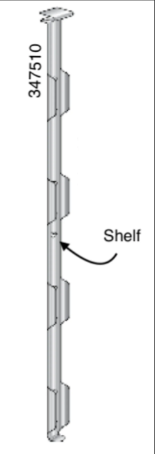 Canes - With Shelf - 10 mm - Package of 100
