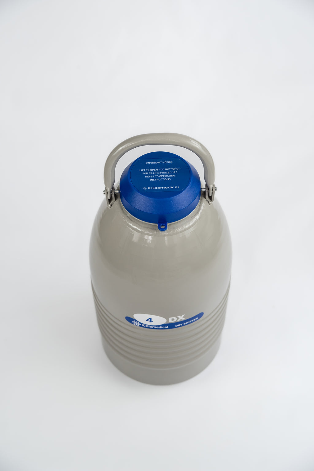 TW 4 DX Vapor Tank (Dry Shipper) _ EXTRA CAPACITY _ 280 STRAWS, 24 DAYS