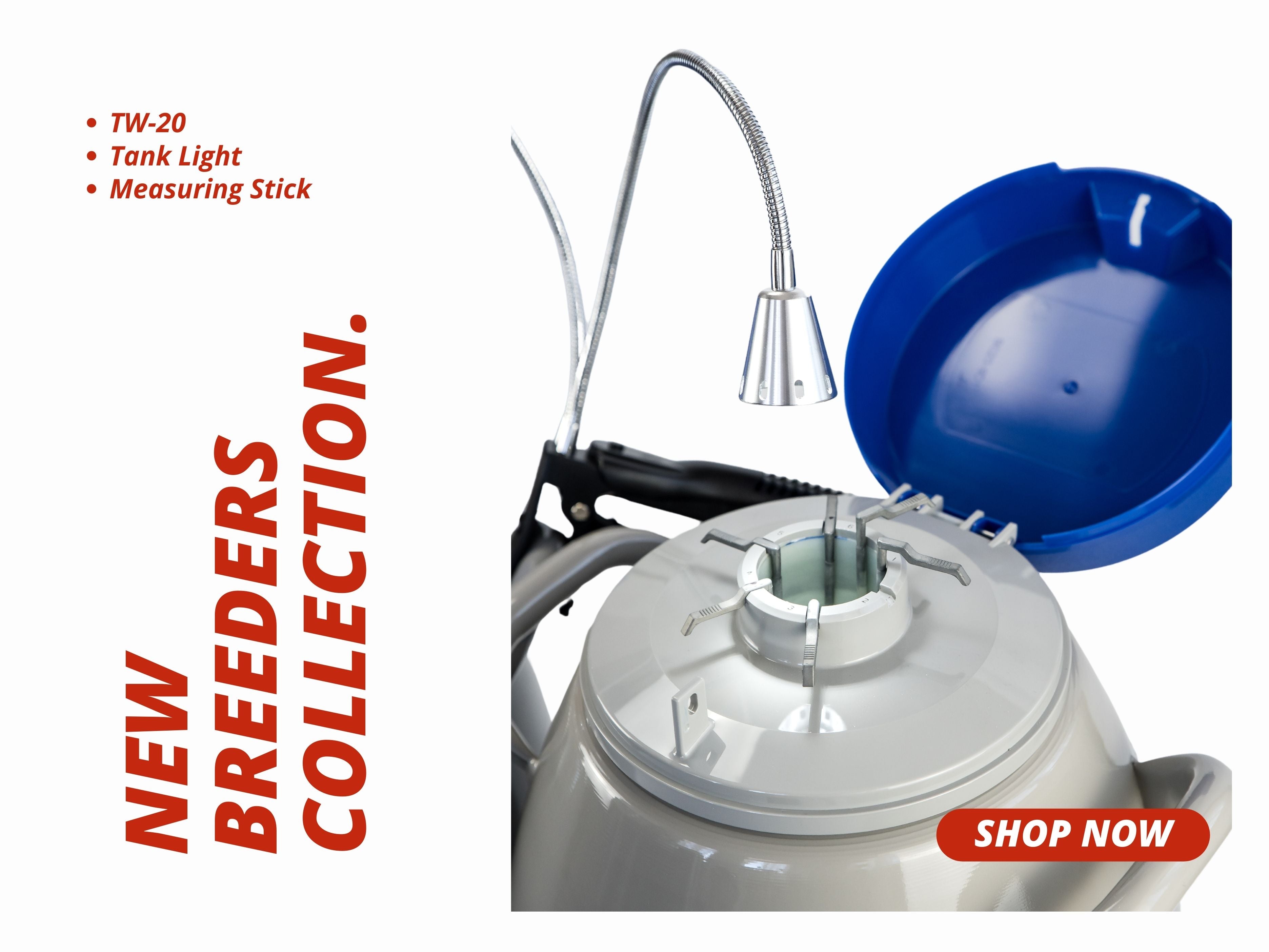 Breeder Starter Kit _ includes TW 20 tank, Tank Light and Measuring Stick _ OUR BEST VALUE