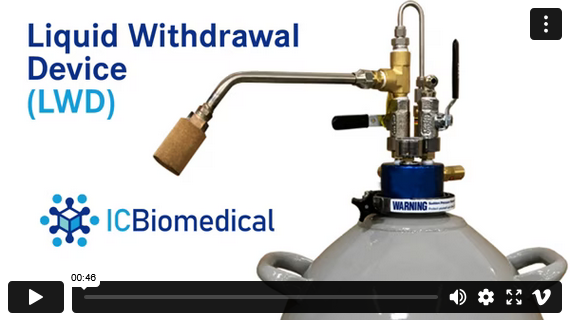 Liquid Withdrawa; Device for Cryogenic _ Use with LD25, LD35 and LD50 Dewars
