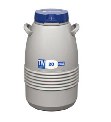 ICB 20 Dual Tank Semen Tank _ 660 STRAWS, Storage and Shipper Tank