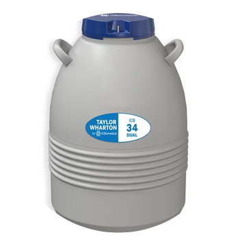ICB 34 Dual Tank Semen Tank _ 2100 STRAWS, Storage and Shipper Tank