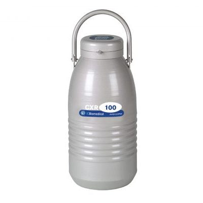 TW CXR 100 Vapor Tank (Dry Shipper) _ REMOVABLE CABOSIL _ 280 STRAWS, 16 DAYS